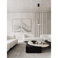 LUCES PERVIRO LE45437 lampa wisząca LED 3000K czarna smukła