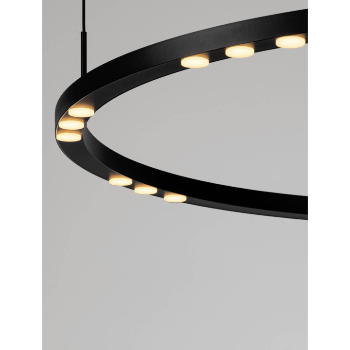LUCES CARENSO LE45405/6/7 lampa wisząca pierścień LED 3000K