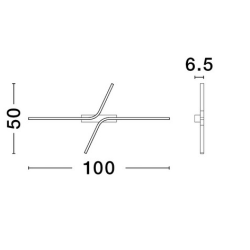 LUCES MALERTA LE45419 lampa sufitowa LED geometryczna forma