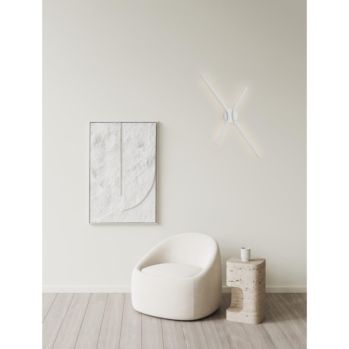 LUCES MALERTA LE45420/1 kinkiet LED 16W kształt litery X