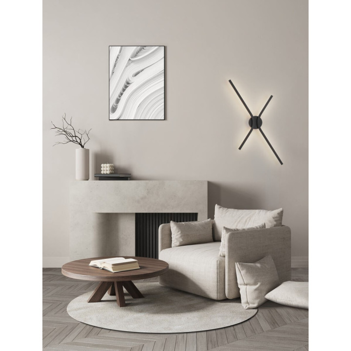 LUCES MALERTA LE45420/1 kinkiet LED 16W kształt litery X