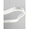 LUCES VELBANO LE45414/5/6/7 lampa wisząca falujący pierścień