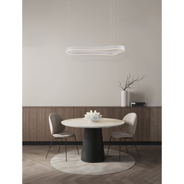 LUCES VELBANO LE45414/5/6/7 hanging lamp wavy ring