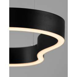 LUCES VELBANO LE45414/5/6/7 hanging lamp wavy ring