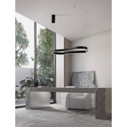 LUCES VELBANO LE45414/5/6/7 hanging lamp wavy ring