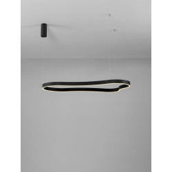 LUCES VELBANO LE45414/5/6/7 lampa wisząca falujący pierścień