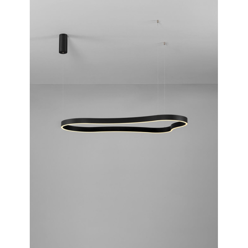 LUCES VELBANO LE45414/5/6/7 hanging lamp wavy ring