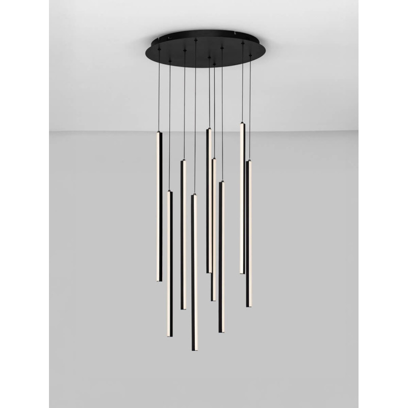 LUCES JAVALTO LE45448 lampa wisząca LED 48W efekt kaskadowy
