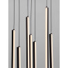 LUCES JAVALTO LE45448 lampa wisząca LED 48W efekt kaskadowy