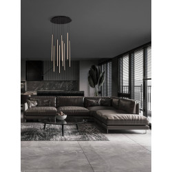 LUCES JAVALTO LE45448 lampa wisząca LED 48W efekt kaskadowy