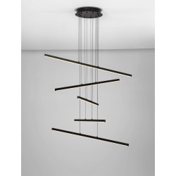 LUCES CENVIRO LE45449 lampa wisząca LED dynamiczna forma