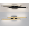 LUCES FELVIRA LE45466/7 kinkiet LED 3200K 12W czarny, złoty