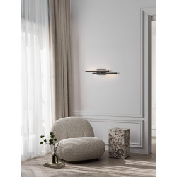 LUCES FELVIRA LE45466/7 kinkiet LED 3200K 12W czarny, złoty