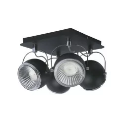 SPOT LIGHT CEILING BALL LED 4X5W BLACK 5009484