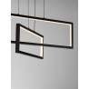 LUCES ANZELIO LE45474 LED pendant lamp 2 rectangular frames