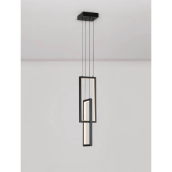 LUCES ANZELIO LE45475 lampa wisząca LED 37W czarna nowoczesna