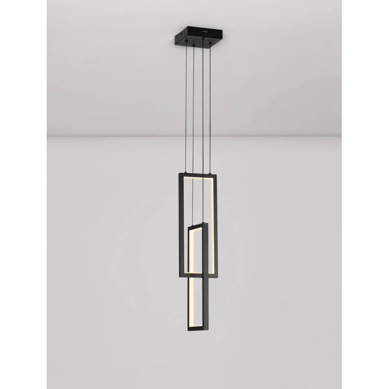LUCES ANZELIO LE45475 LED pendant lamp 37W black modern