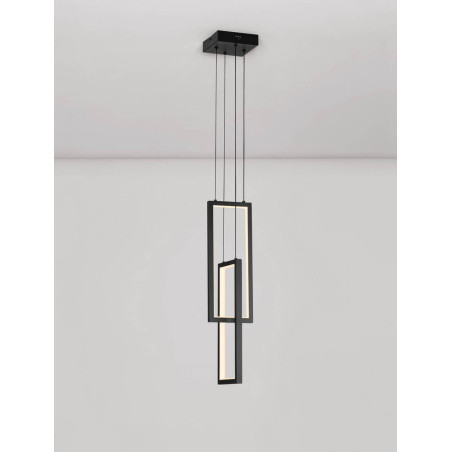 LUCES ANZELIO LE45475 LED pendant lamp 37W black modern