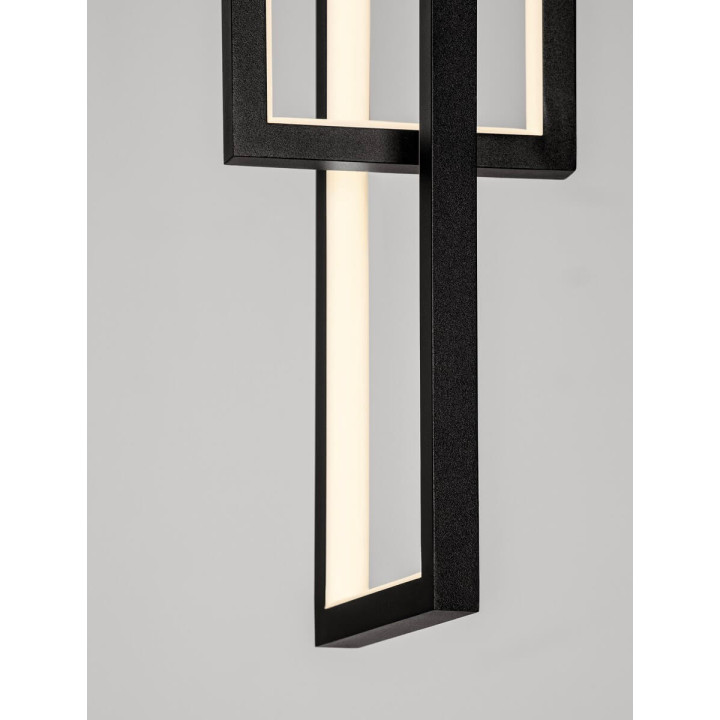 LUCES ANZELIO LE45475 lampa wisząca LED 37W czarna nowoczesna