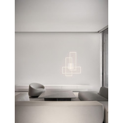 LUCES DENVERA LE45477/8 lampa sufitowa LED geometryczna forma