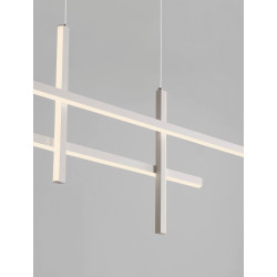LUCES FORENZO LE45481/2 lampa wisząca LED 3200K biała czarna