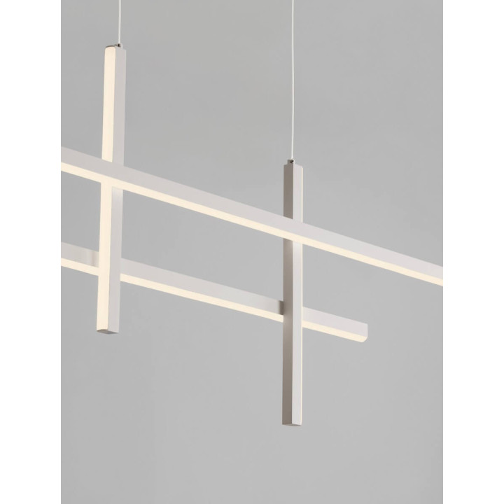 LUCES FORENZO LE45481/2 lampa wisząca LED 3200K biała czarna