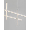 LUCES FORENZO LE45481/2 lampa wisząca LED 3200K biała czarna