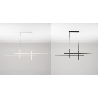 LUCES FORENZO LE45481/2 lampa wisząca LED 3200K biała czarna
