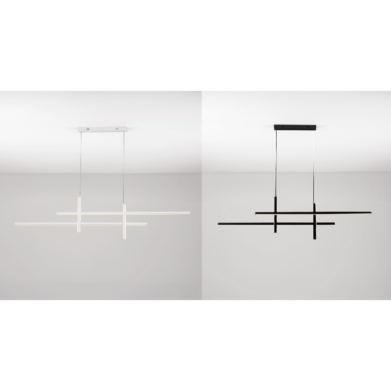 LUCES FORENZO LE45481/2 lampa wisząca LED 3200K biała czarna