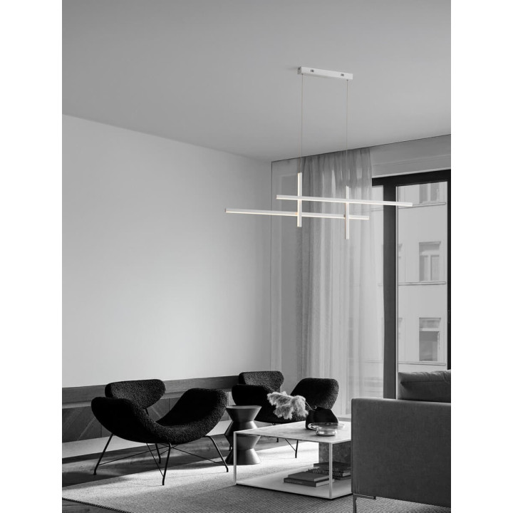 LUCES FORENZO LE45481/2 LED pendant lamp 3200K white black