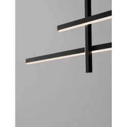 LUCES FORENZO LE45481/2 lampa wisząca LED 3200K biała czarna