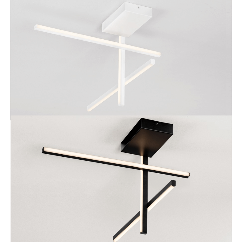 LUCES ZAMERCA LE45483/4 lampa sufitowa LED 3200K biały czarny