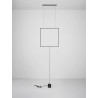 LUCES ROVILLA LE45487/8 LED pendant lamp 3000K square
