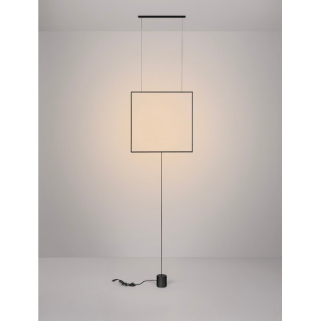 LUCES ROVILLA LE45487/8 LED pendant lamp 3000K square LUCES ROVILLA LE45487/8 LED pendant lamp 3000K square