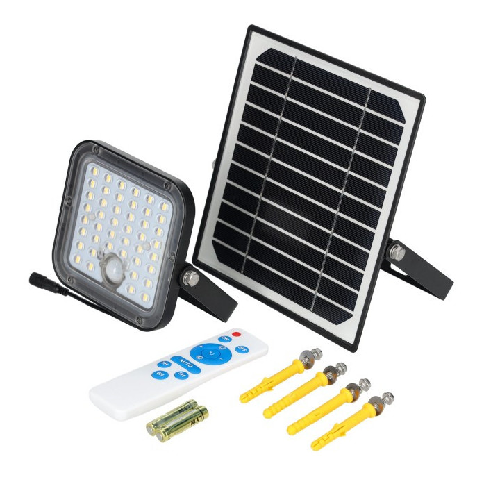 SOLAR naświetlacz solarny LED 10W z czujnikiem + kabel 5m