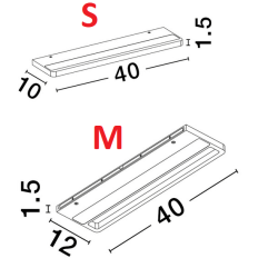 LUCES PABLO LED wall lamp 3000K for bathroom, hallway
