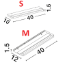 LUCES PABLO LED wall lamp 3000K for bathroom, hallway