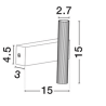 LUCES JOSTELA LE45559/60/61 kinkiet LED up&down 3 kolory