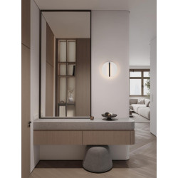 LUCES GALURCA LE45546 LED wall lamp with white dial 3 sizes
