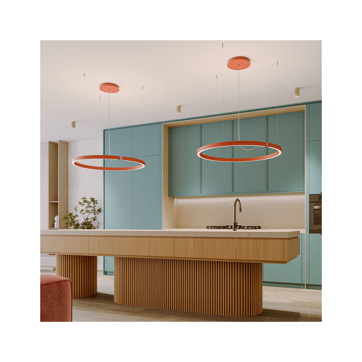 AQFORM RIBBY circle up&down LED lampa wisząca 59963/4/5