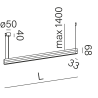 AQFORM RIBBY line up&down LED zwieszany 59960/1/2