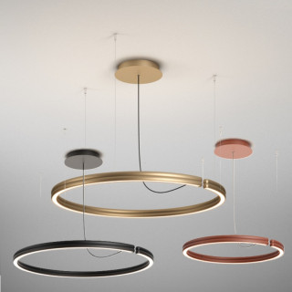 AQFORM RIBBY circle up&down LED lampa wisząca 59963/4/5