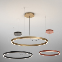AQFORM RIBBY circle up&down LED suspended 59963/4/5