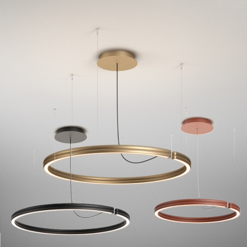 AQFORM RIBBY circle up&down LED lampa wisząca 59963/4/5