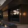 AQFORM MAXI POINT round LED exterior wall lamp 26579 black