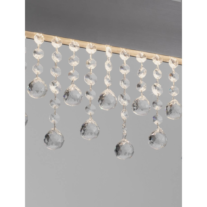 LUCES OLEVIRA LE45145/8 LED pendant lamp 3500K with crystals