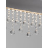 LUCES OLEVIRA LE45145/8 lampa wisząca LED 3500K z kryształami