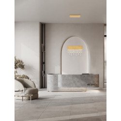LUCES OLEVIRA LE45145/8 lampa wisząca LED 3500K z kryształami