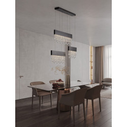 LUCES OLEVIRA LE45146/9 lampa wisząca LED 84W 3-punktowa