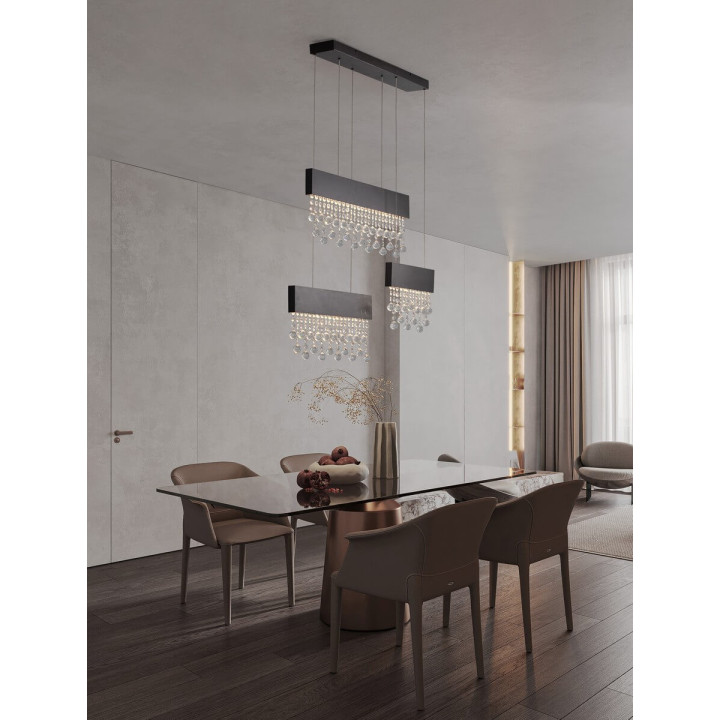 LUCES OLEVIRA LE45146/9 lampa wisząca LED 84W 3-punktowa